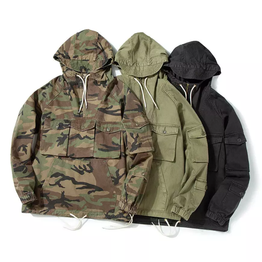 Army Green Military Style Hoodie: Combining Fashion and Functionality