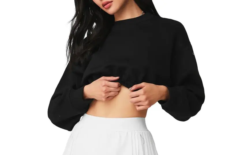 Create the Perfect Look with Miss Lola’s Long Sleeve Crop Top and Womens Black Booties